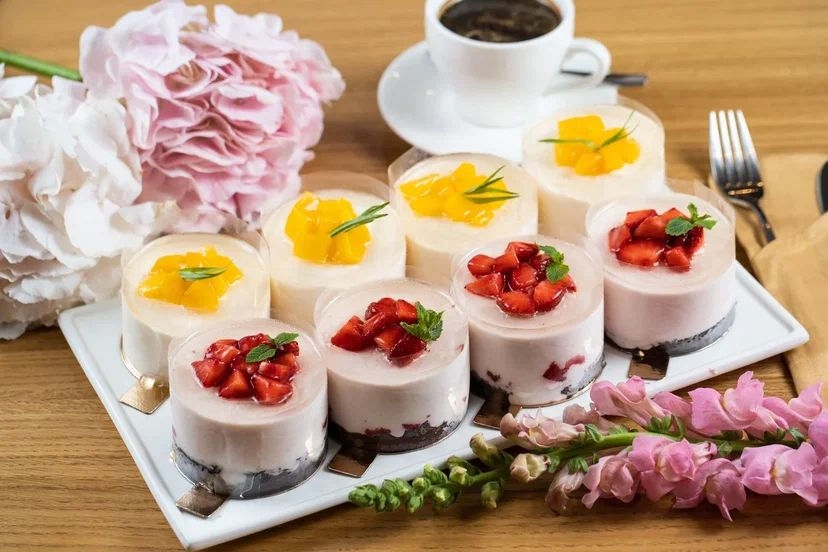 Мусс йогуртовый клубничный