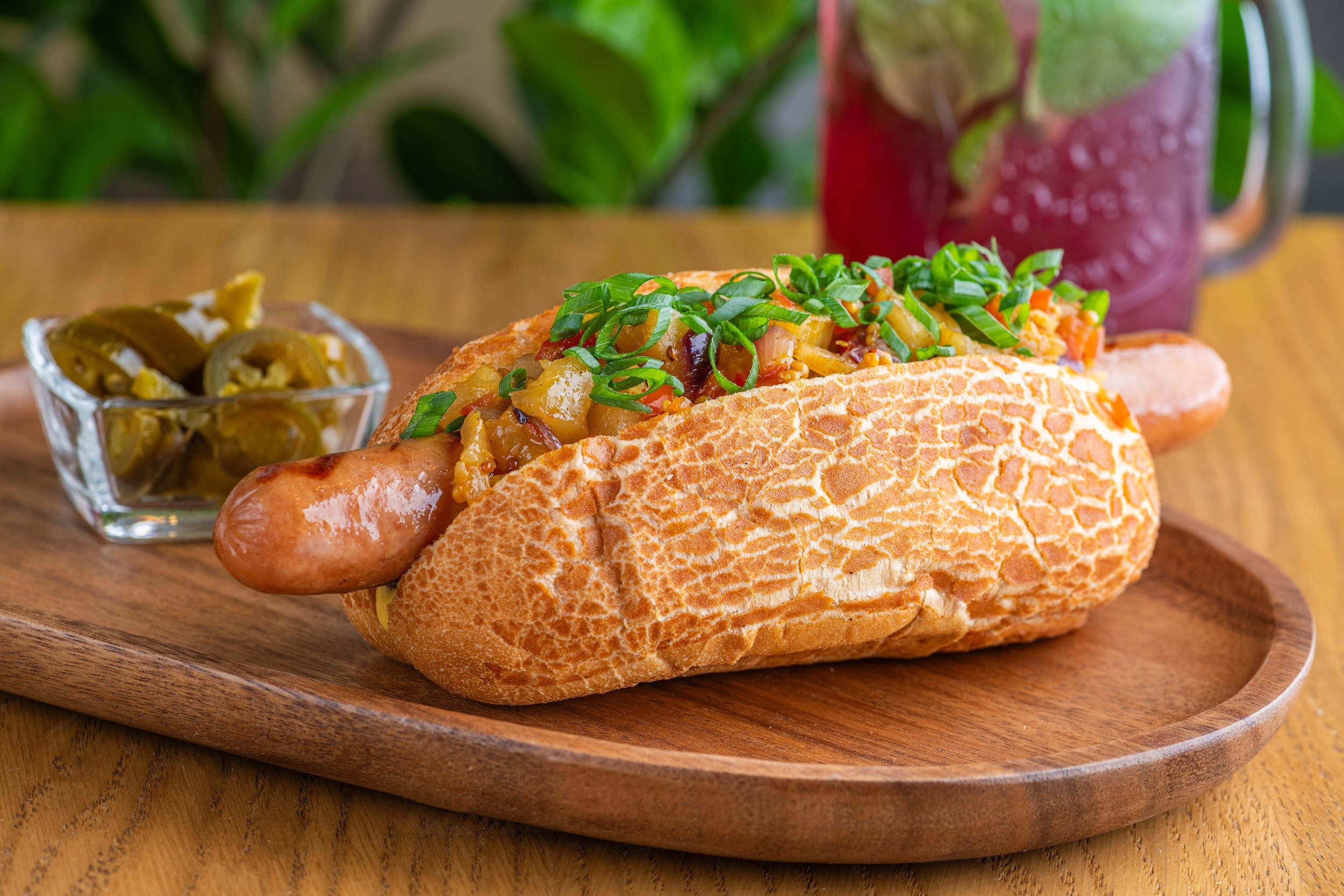 Хот дог Энзо с куриной сосиской